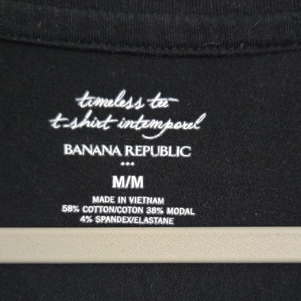 Banana Republic Classic Black Short Sleeve Top - Picture 2 of 2